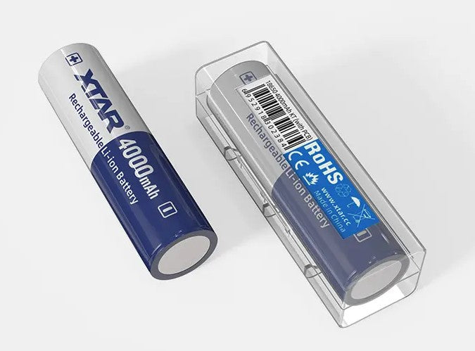 XTAR Li-Ion Battery 4000mAh 18650 for Dive Lights
