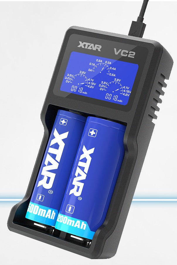 Power Pack - XTAR Li-Ion Battery 4000mAh 18650 with VC2 charger