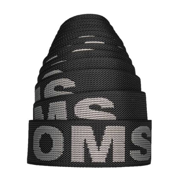 OMS (Black / Grey) Webbing Single-strand, No Hardware