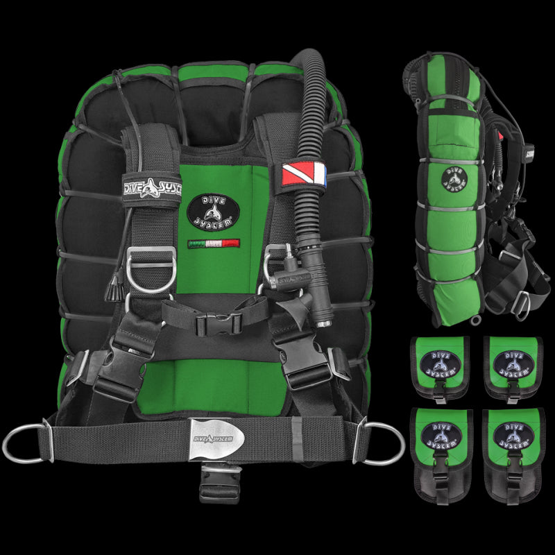 Fly Tech 2022 BCD with Donut for Single Tank + 2 pockets