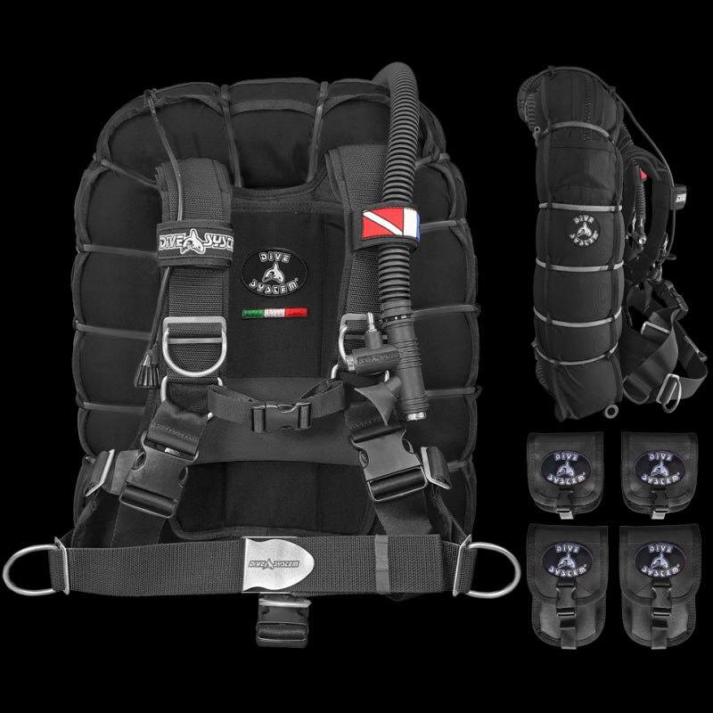 Fly Tech 2022 BCD with Donut for Single Tank + 2 pockets