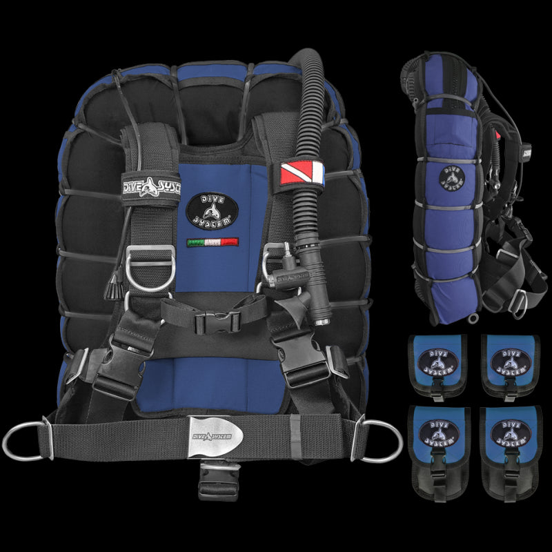 Fly Tech 2022 BCD with Donut for Single Tank + 2 pockets