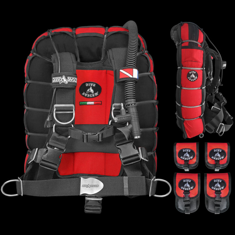 Fly Tech 2022 BCD with Donut for Single Tank + 2 pockets