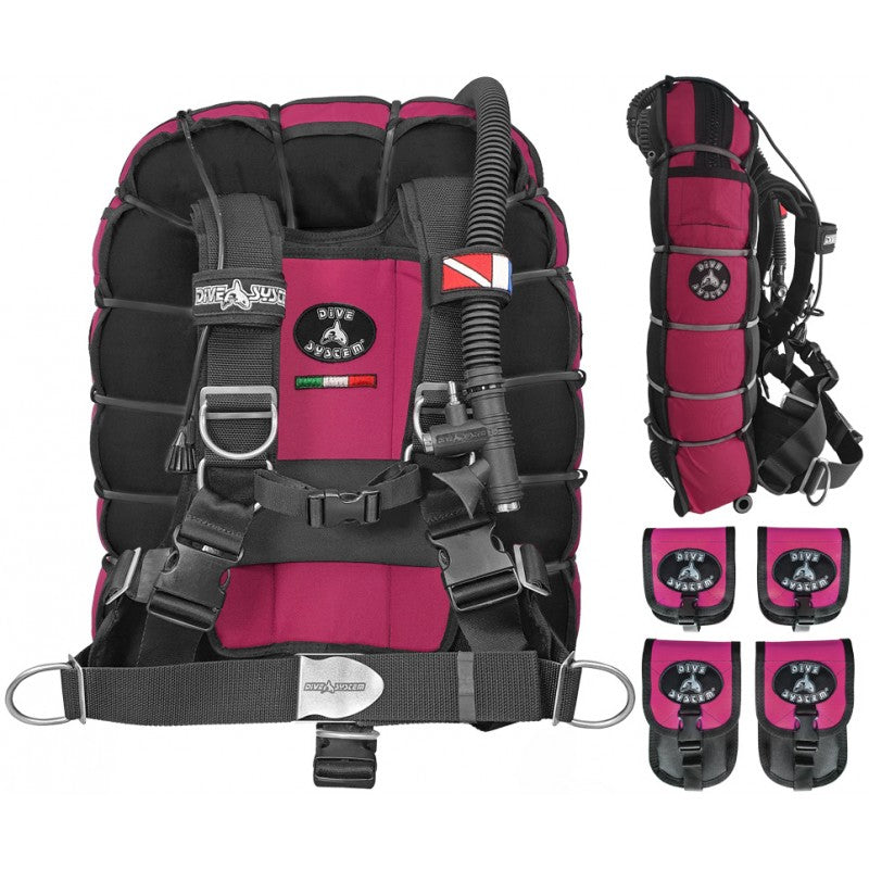 Fly Tech 2022 BCD with Donut for Single Tank + 2 pockets