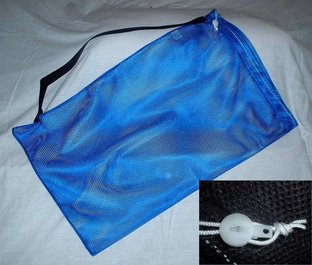 Mesh Drawstring bag 16"x30" with Shoulder Strap