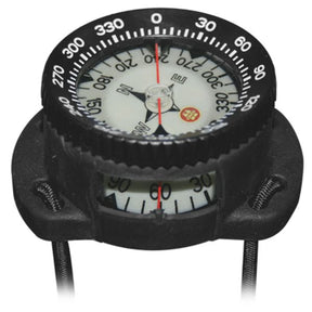 OMS Compass with Gauge mount for wrist (ready with bungees)