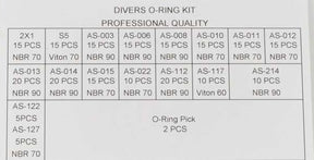 O-Ring Kit 1000 (18 different sizes of o-rings)