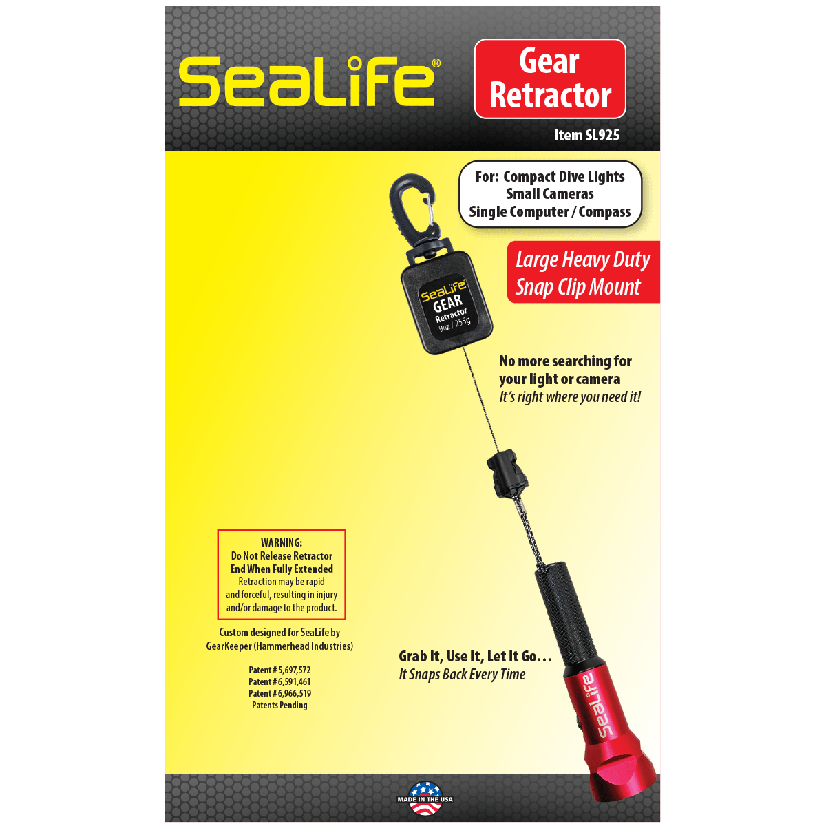 SeaLife Gear Retractor