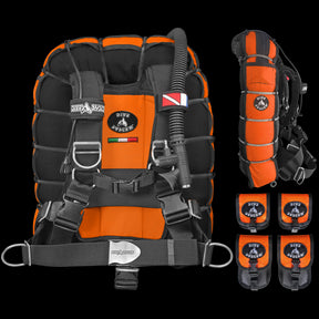 Fly Tech 2022 BCD with Donut for Single Tank + 2 pockets
