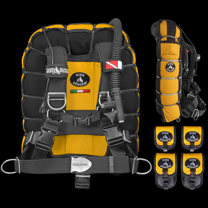 Fly Tech 2022 BCD with Donut for Single Tank + 2 pockets